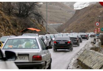 ترافیک فوقسنگین در خروجیهای تهران ترافیک فوقسنگین در خروجیهای تهران