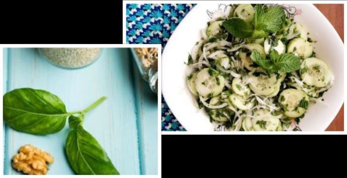 سبک زندگی سالم امروزی با سالاد نعناع و گردو سبک زندگی سالم امروزی با سالاد نعناع و گردو